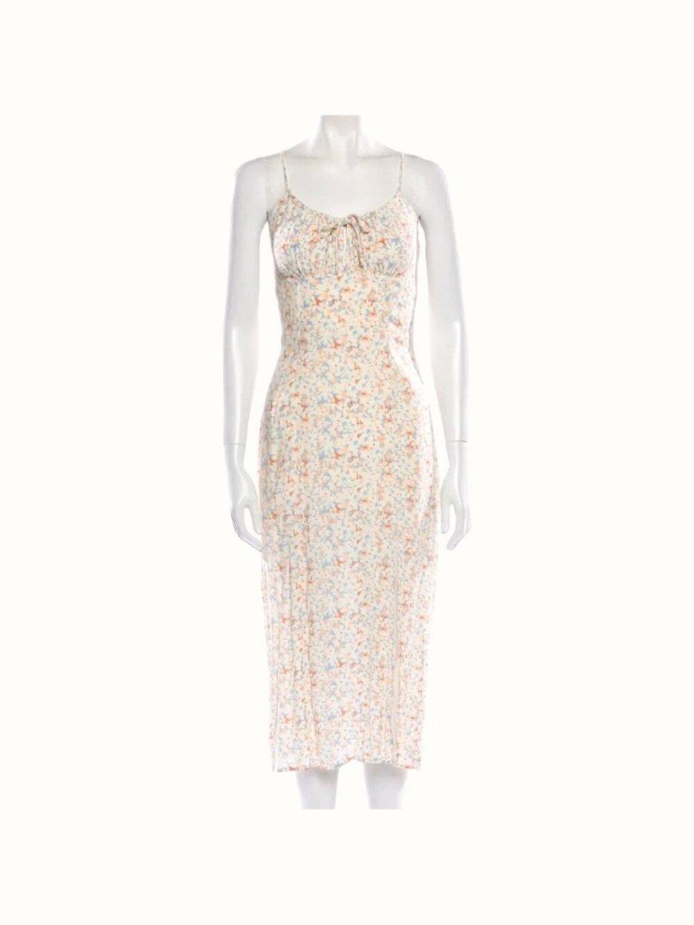 L*SPACE Floral Midi Dress XS Resort Vacation Swim Cover
